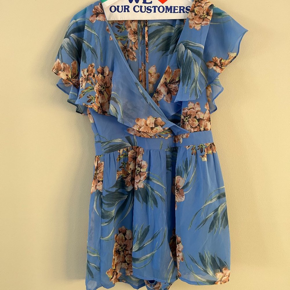 Blue Hawaiian Romper